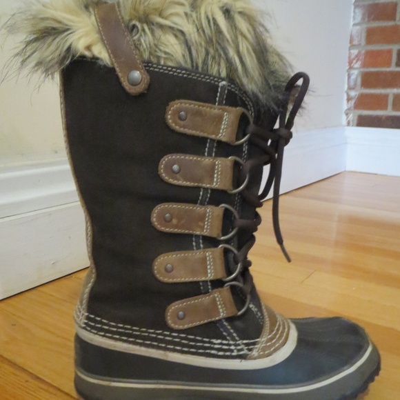 Womens Size 5 Sorel Joan of Arctic Leather Boots - Picture 4 of 8